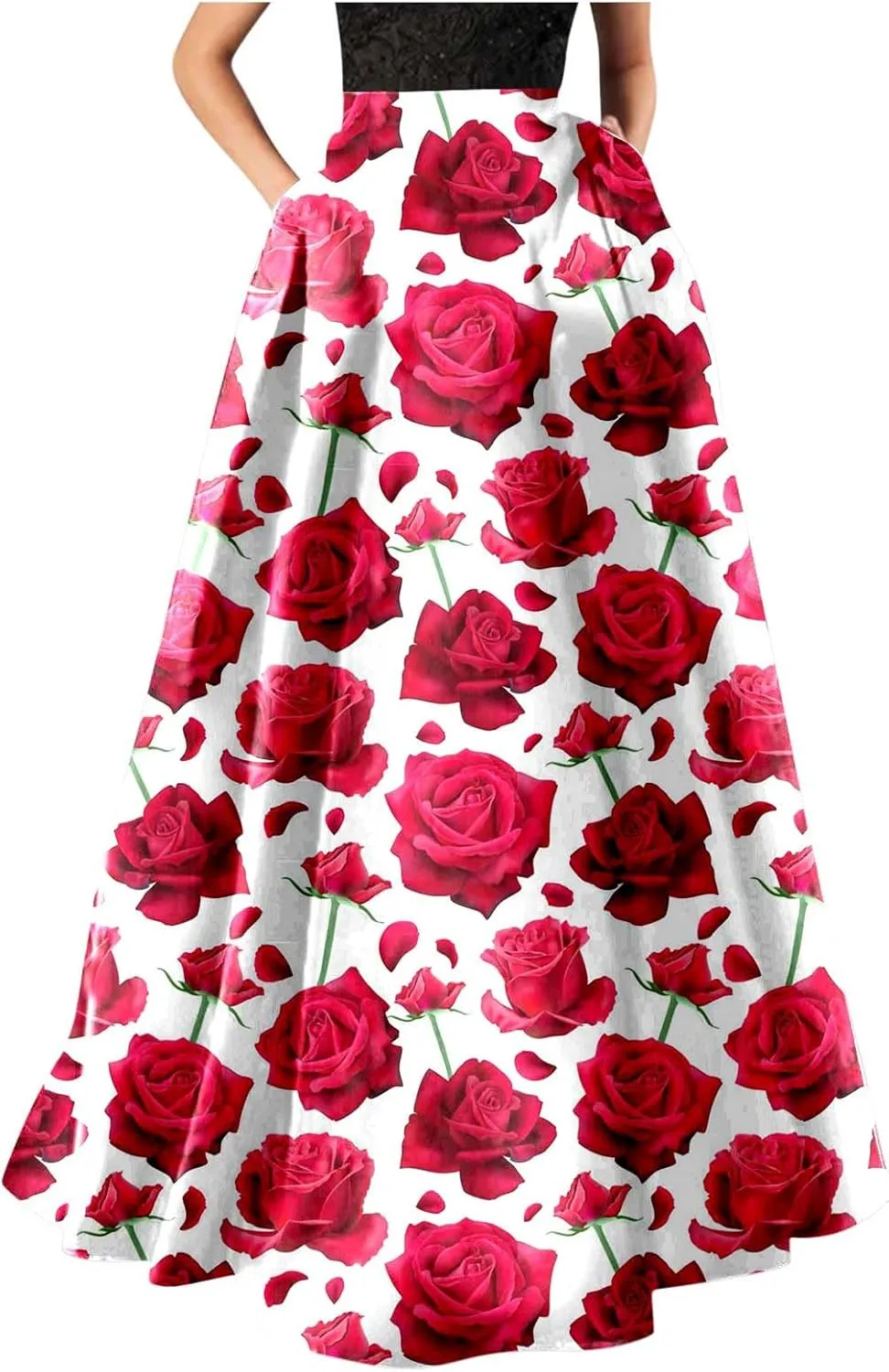 Boho Hawaiian High Cut Tropical Beach Formal Vacation for Women Floral Maxi Long Loose Fit Skorts Women 2025