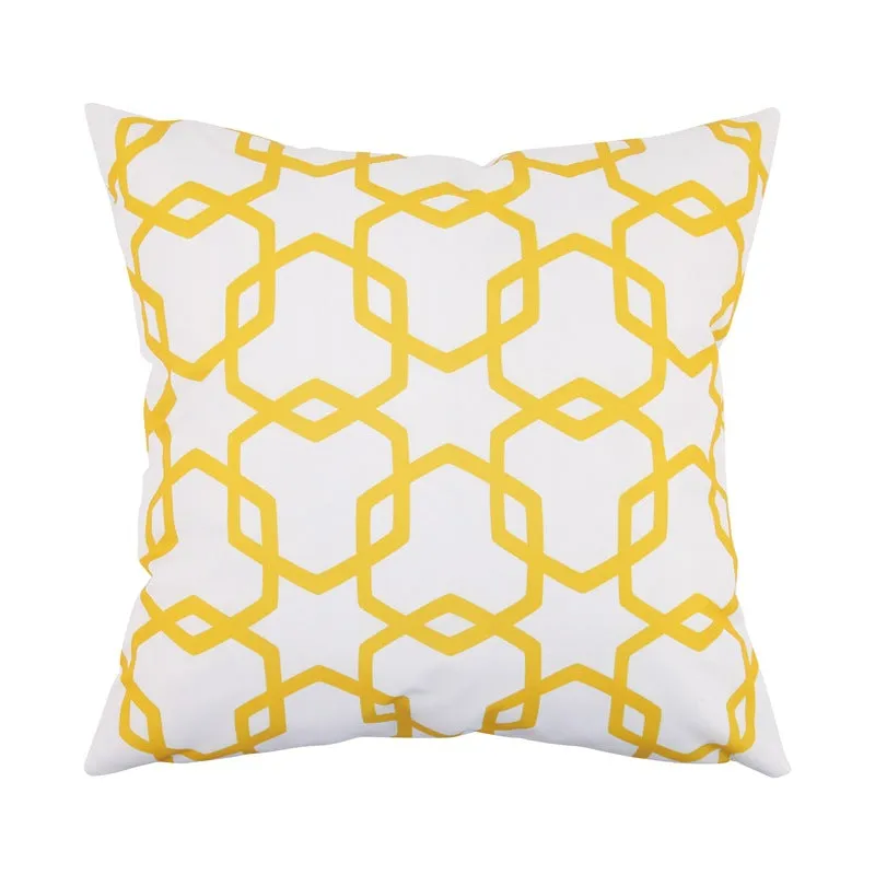 Boho Waterproof Geometric Throw Pillow Covers for Outdoor and Indoor Use