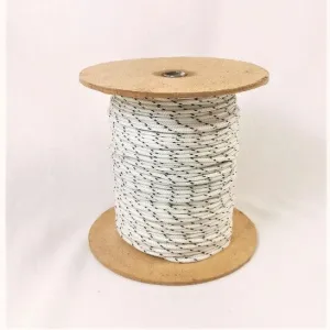 Cord: Mil-spec’ ‘550-grade’ Para Cord. Per Metre 'Off-the-Roll' x 3mm. New. White / Fleck.