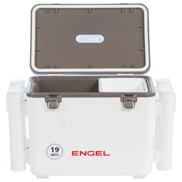 Engel 19 quart Drybox/Cooler with Rod Holders