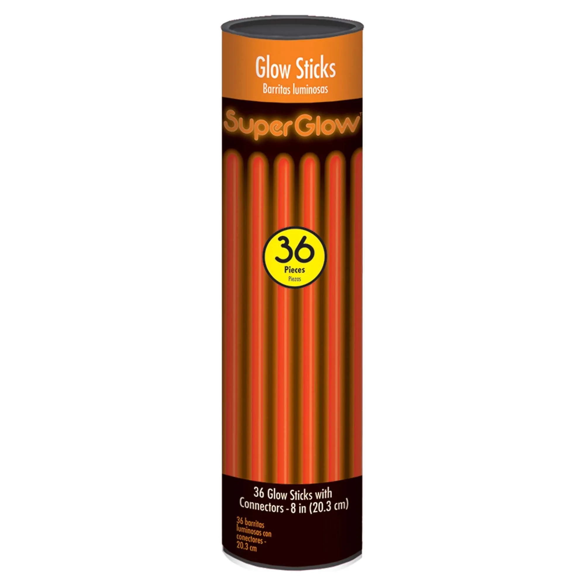 Glow Sticks 8in Tube - Orange 36ct