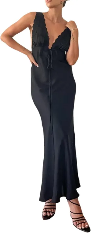 Juakoso Women Y2K Floral Printed Maxi Dress V Neck Backless Long Dress Sleeveless Going Out Sundress Summer Beachwear