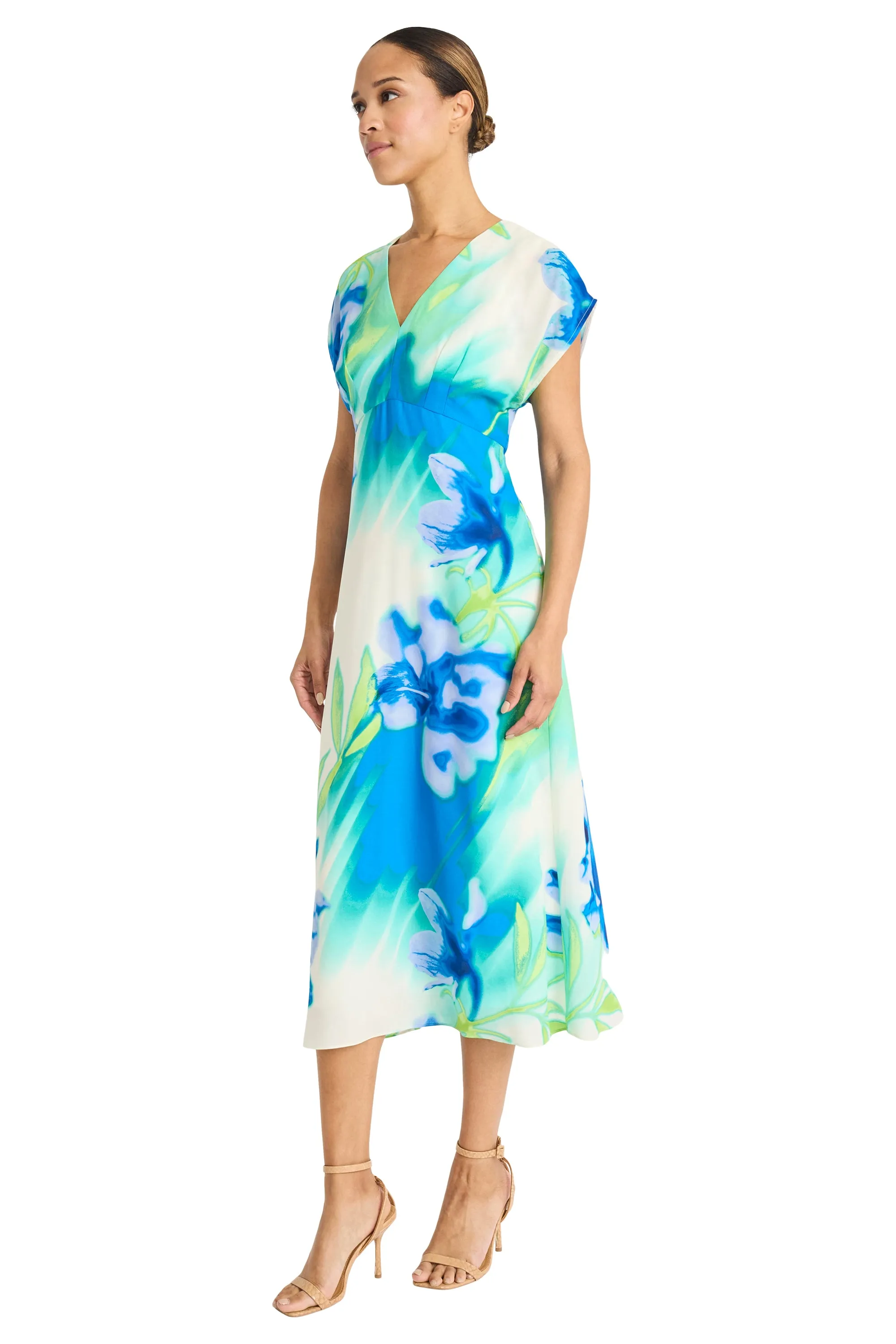 Kathleen in Printed Georgette