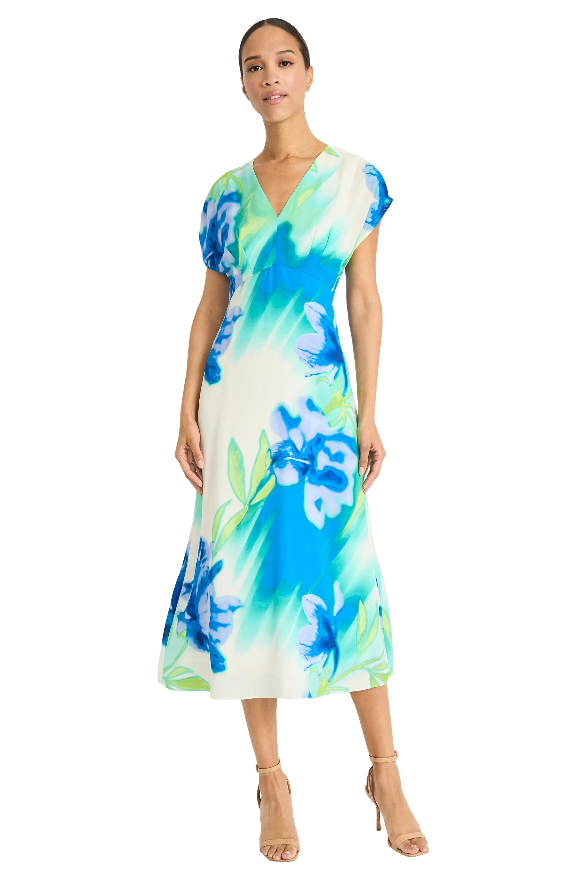 Kathleen in Printed Georgette
