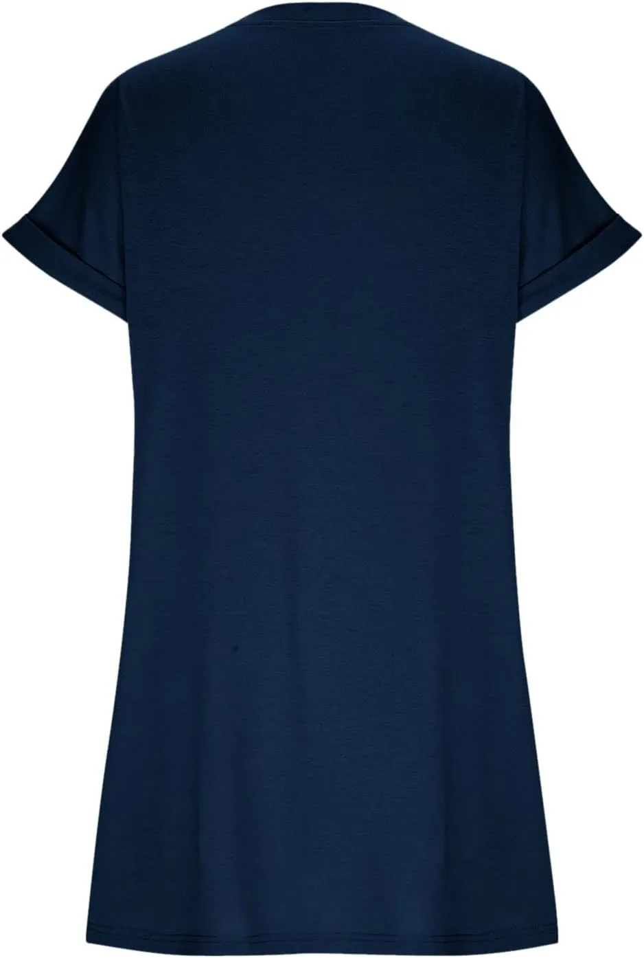 Mini Dress for Women Beach Vacation Pocket Mini Dresses for Women with Short Sleeves Summer Casual Loose Wrap Dress