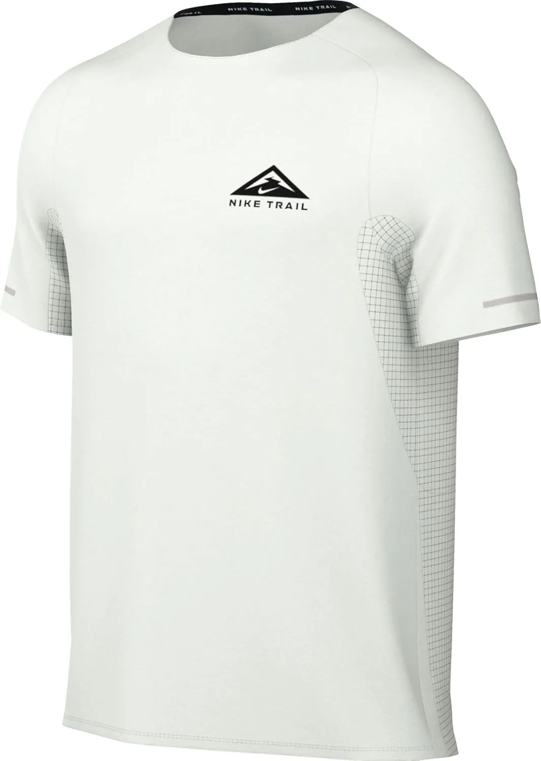 Nike Trail Solar Chase Men's Dri-FIT Short-Sleeve Running Top (Summit White/Black, DV9305-121) Size Large