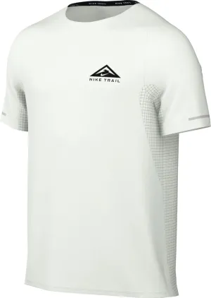Nike Trail Solar Chase Men's Dri-FIT Short-Sleeve Running Top (Summit White/Black, DV9305-121) Size Large