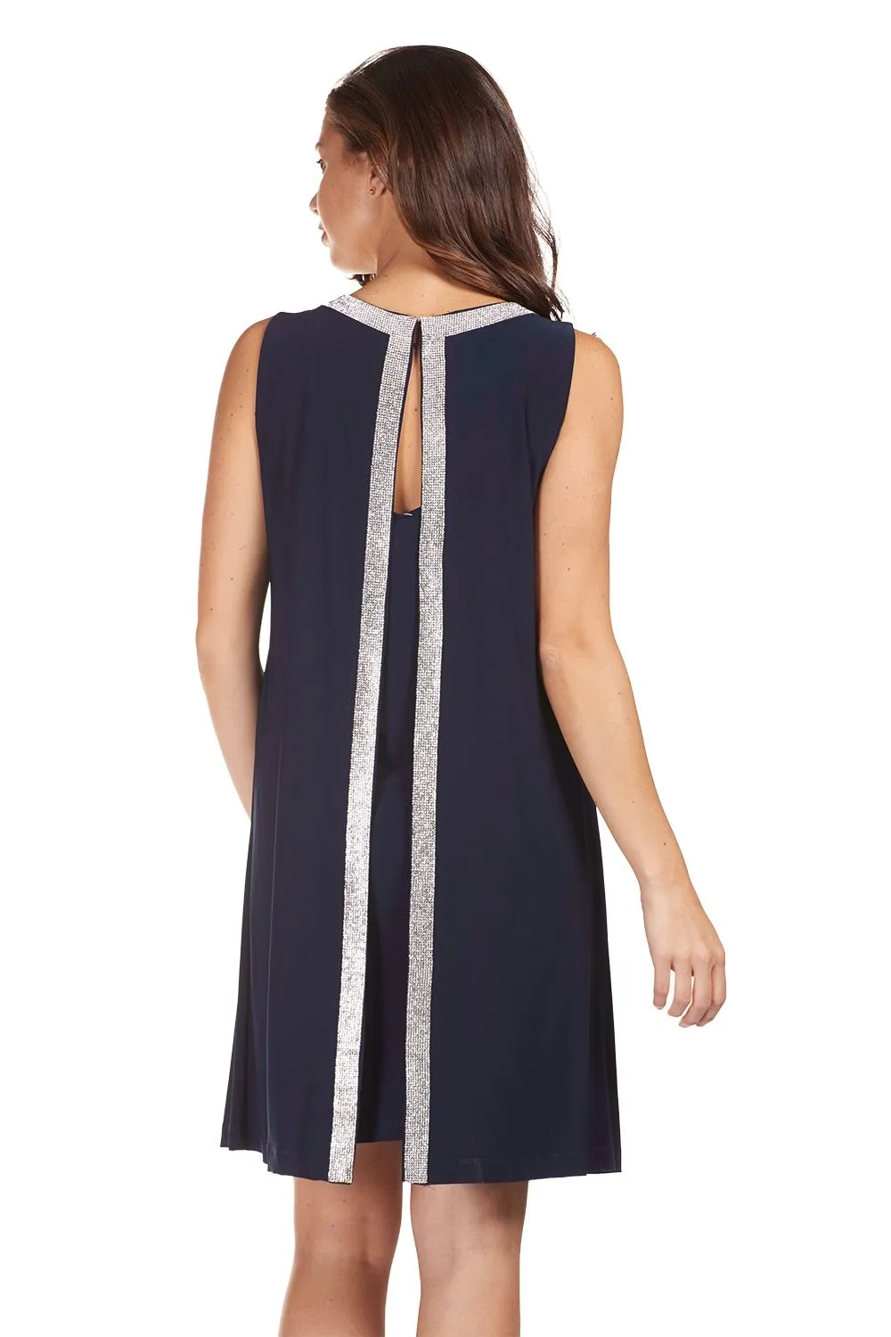 NOVA NAVY AND CRYSTAL DRESS - FRANK LYMAN 189224