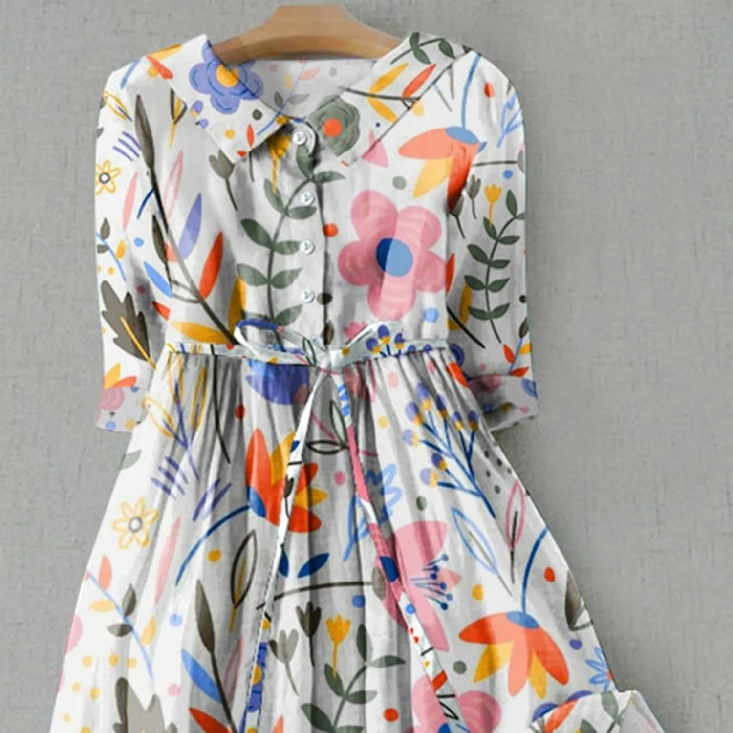 Plus Size Linen Dress for Women Short Sleeve Floral Maxi Dresses Spring Summer Boho Flowy Sundress Cruise Outfits