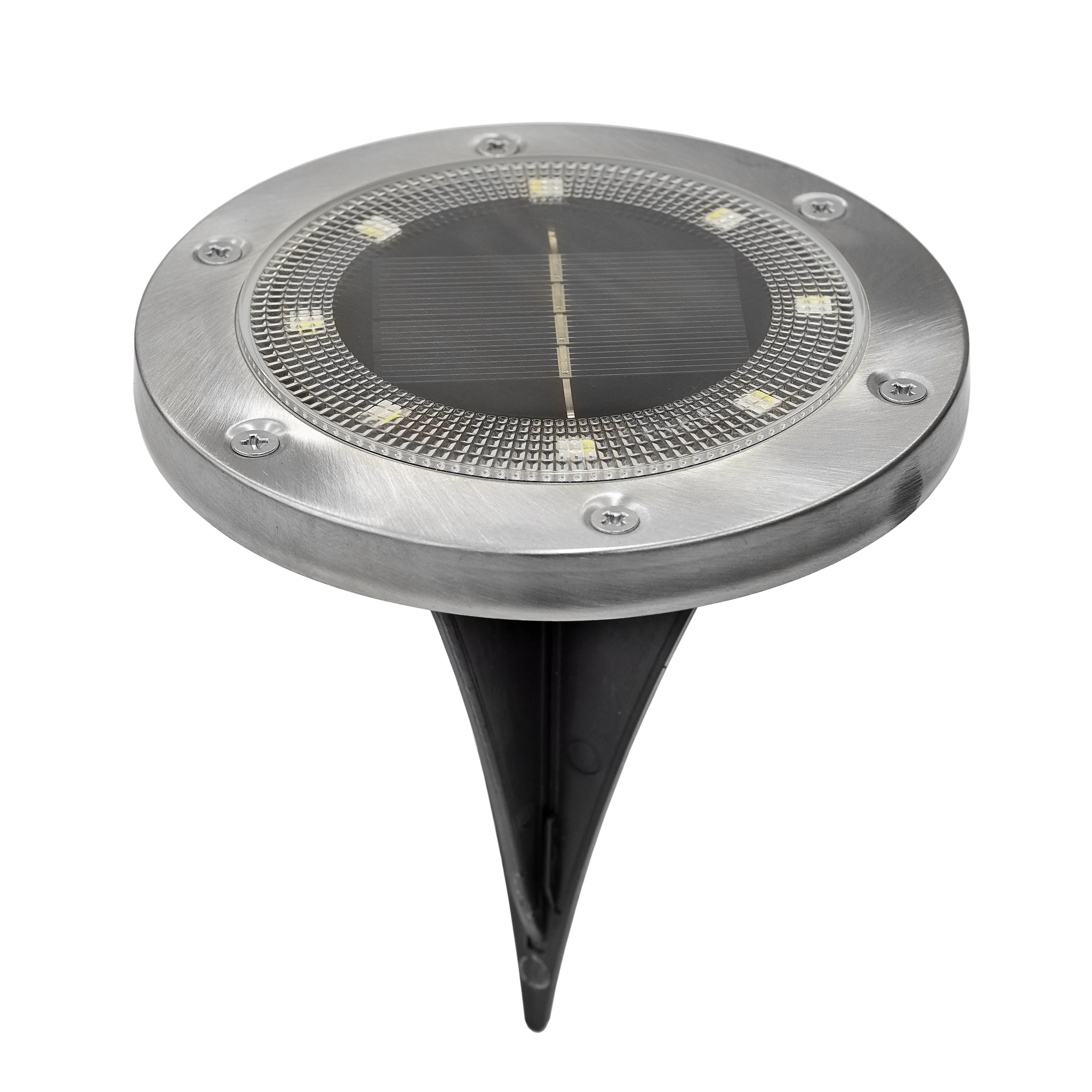 Solar Powered LED Pathway Lights | 8-Pack | 2 Light Modes | Rechargeable Battery | Waterproof IP65