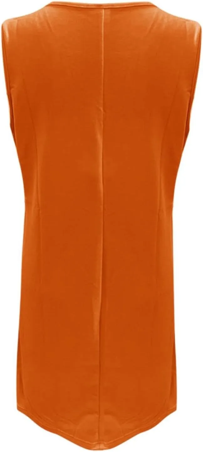 Summer Dresses for Women 2024 Vacation Casual Sleeveless Midi Tshirt Dress Trendy Flowy Loose Boho Beach Sundresses