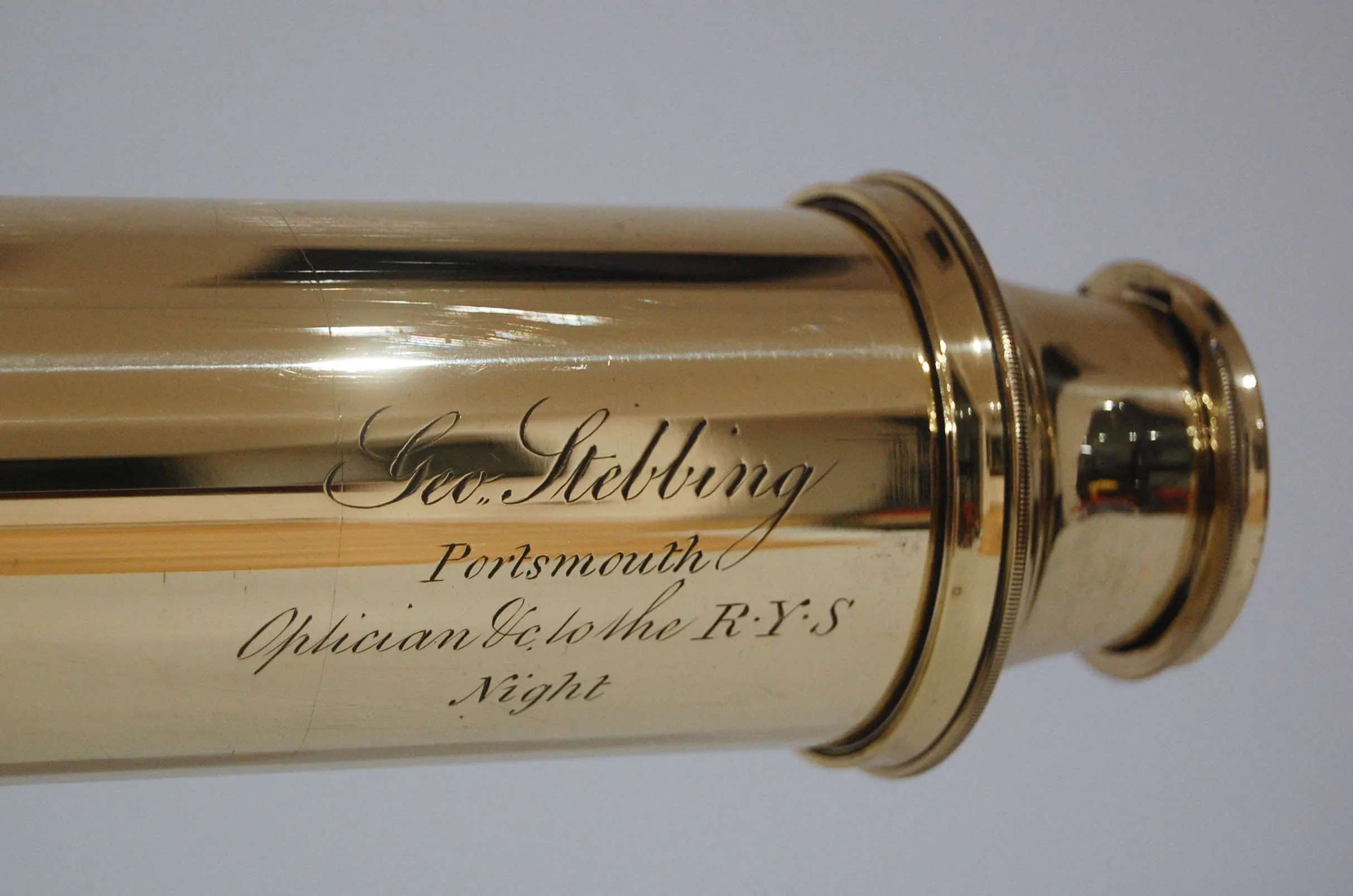William IV Marine Night Glass by George Stebbing Optician to The Royal Yacht Squadron