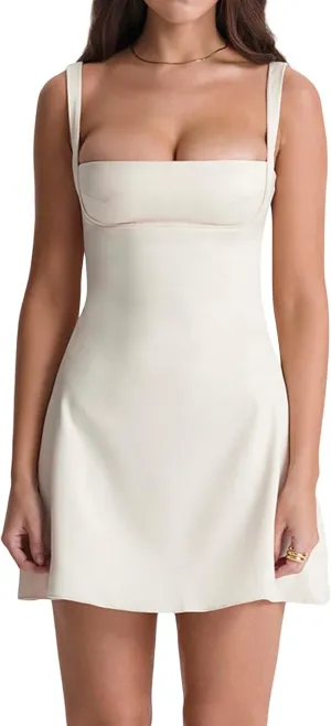 Women Y2K Low Cut Satin Dresses Tube Dress Off Shoulder Short Dresses for Streetwear Bodycon Skirt Sexy Mesh Mini Dress