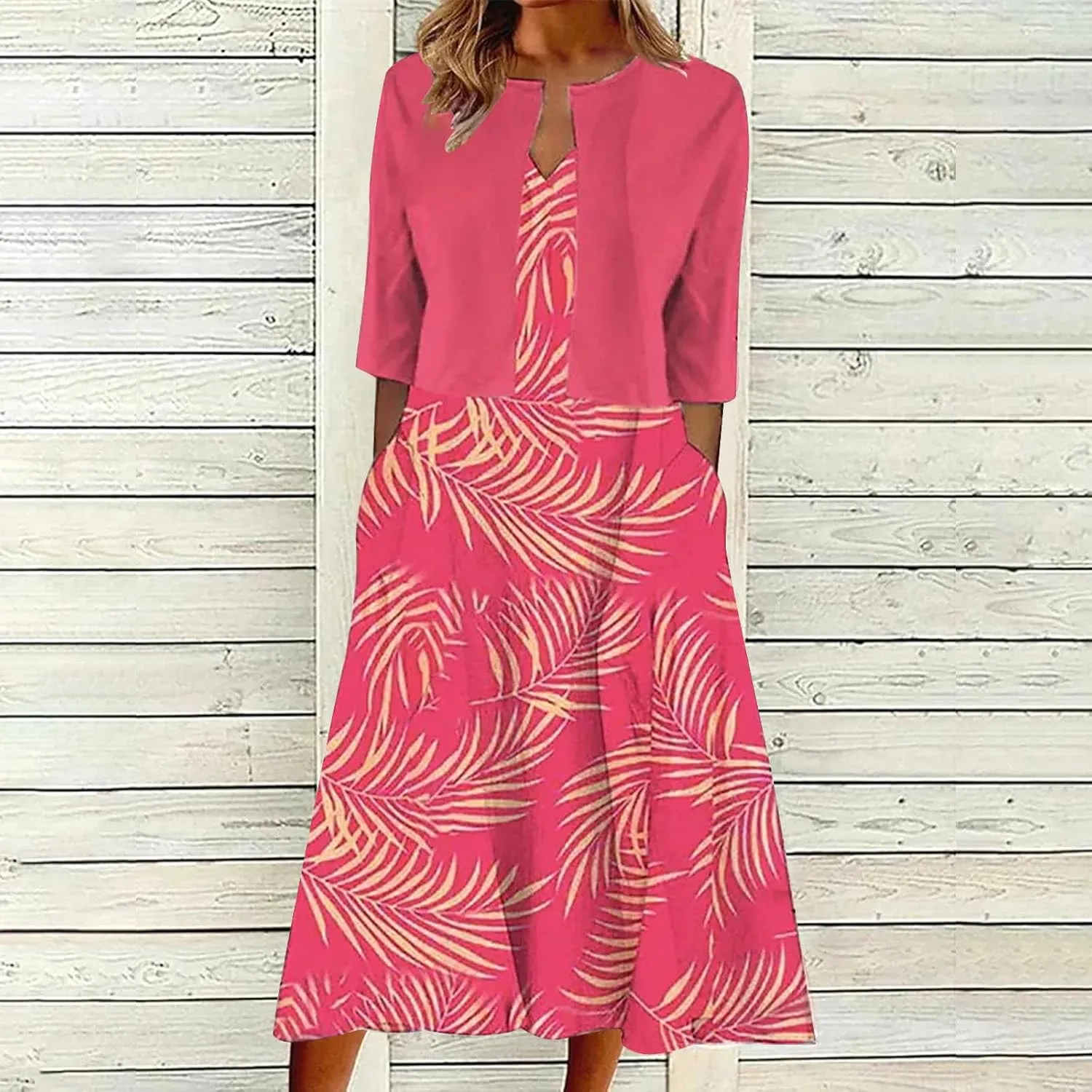 Womens Floral Maxi Dresses 2 Piece Set Sleeveless A Line Summer Beach Wedding Guest Dress with Cardigan 2025 Trendy