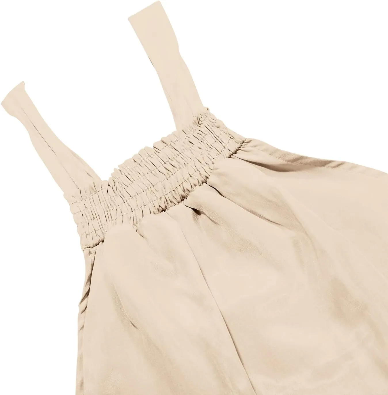 Women's Maxi Dress 2025 Summer Halter Sleeveless Ruffle Tiered Casual Loose Sundress Swing Boho Beach Party Long Dress