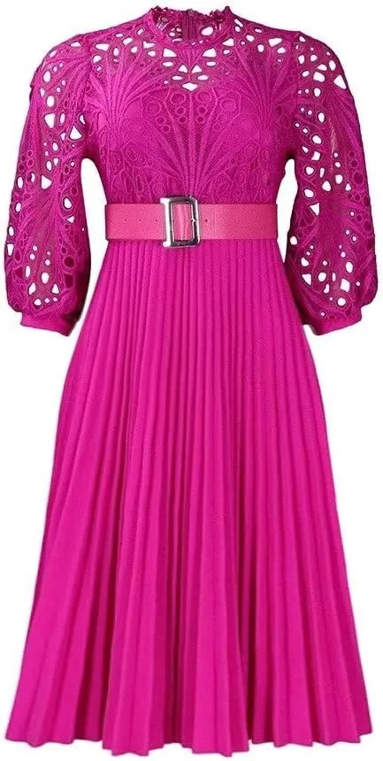 Womens Plus Size Dress V Neck Long Sleeve Midi Empire Waist Loose Fit Swing Dresses A-Line Flowy Casual Dress